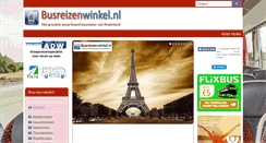 Desktop Screenshot of busreizenwinkel.nl